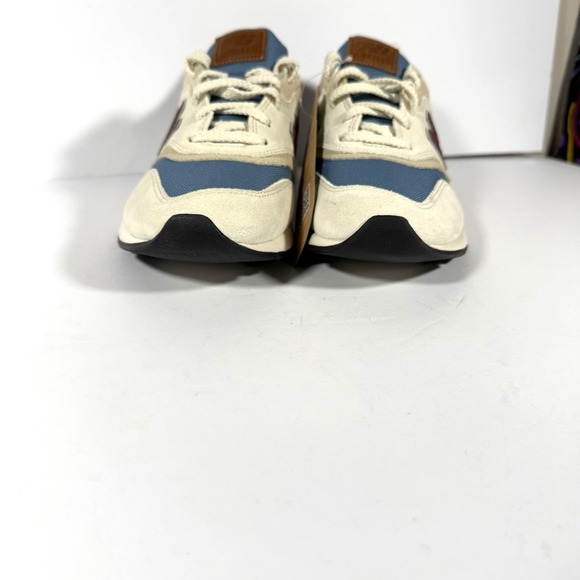 New Balance 997H Men's 9 / Women's 10.5 Cream Blue Maroon CM997HNL New No Box - Picture 3 of 10
